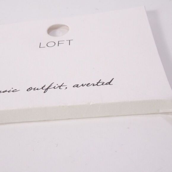 Ann Taylor Two Layer Pearl Crystal Snake Chain Necklace NWT 39.00 - Picture 4 of 15